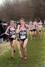 Beth Potter and Rosie Smith during the senior womens BUPA Great Edinburgh Cross country.
